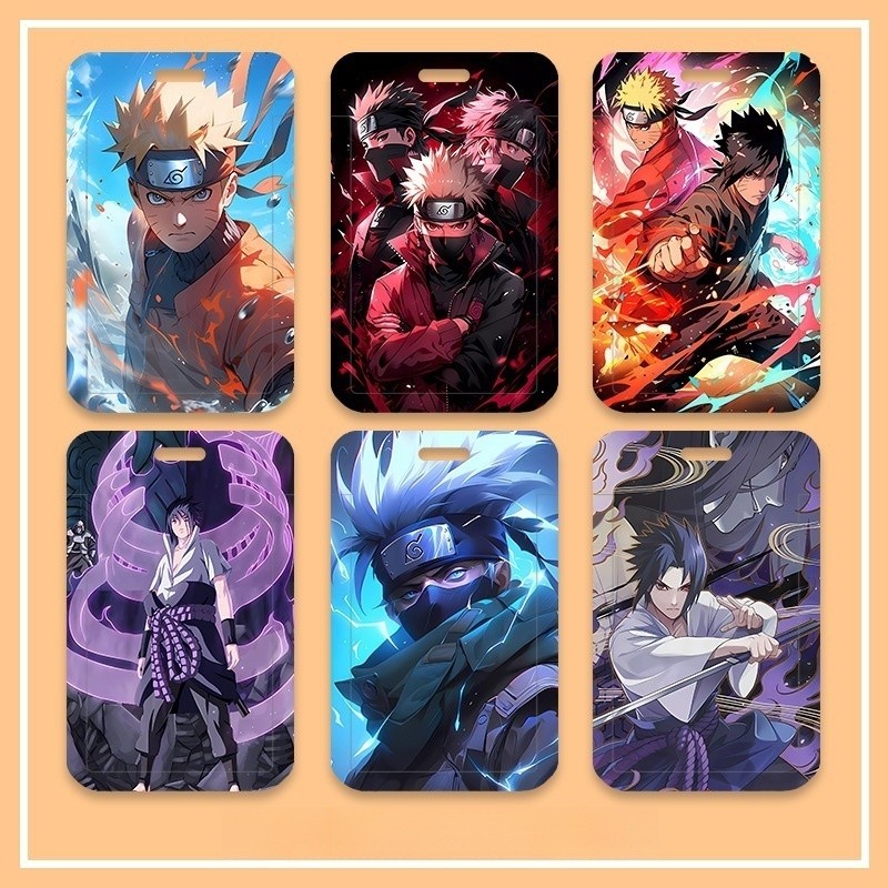 คลาสสิกอะนิเมะนารูโตะผู้ถือบัตรปกป้องกรณีซาสึเกะคาคาชิธุรกิจบัตรเครดิตทํางาน รหัส โรงเรียนบัตรปก