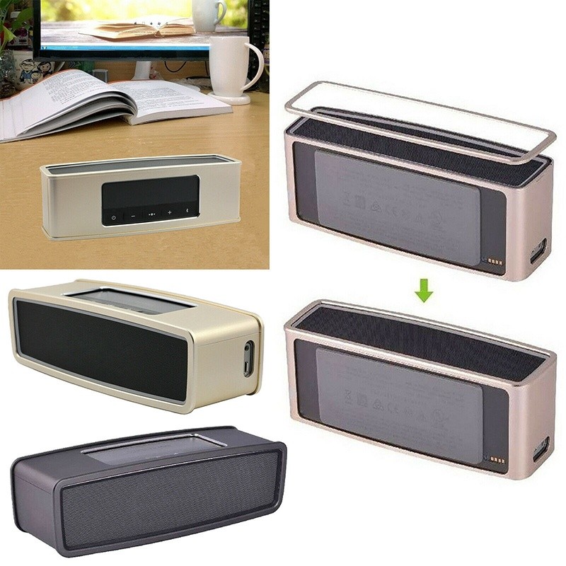 ในสต็อก Metal Aluminium Case Cover Frame for Bose SoundLink Mini/Mini 2 Bluetooth Speaker