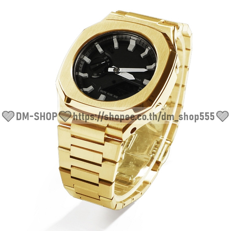 G-shock GA-2100 GA-2110 GA-B2100 PP ชุดดัดแปลงนาฬิกาฟาร์มเฮาส์ GA2100 สายยาง และเคสสเตน