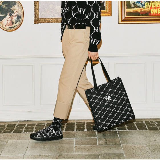 ♞,♘,♙MLB (พร้อมส่ง) กระเป๋าMLB TOTE BAG กระเป๋าสะพายข้างNY ของแท้% FCFD