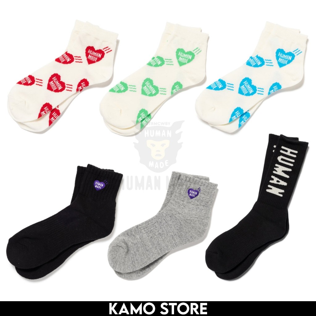 ♞,♘,♙(พร้อมส่ง) ถุงเท้า HUMAN MADE Socks FCFD