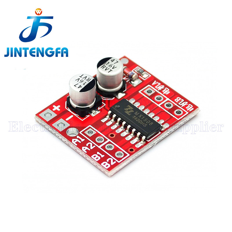 โมดูลไดรฟ์มอเตอร์ DC การย้อนกลับ PWM ความเร็ว Dual H Bridge Stepper Motor Mini Victory L298N