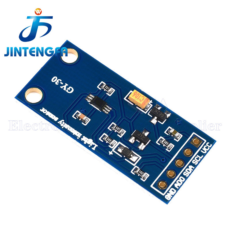 1 ชิ้น GY-30 เซ็นเซอร์ส่องสว่างความเข้มแสงแบบดิจิตอล BH1750FVI ของโมดูลสําหรับ arduino