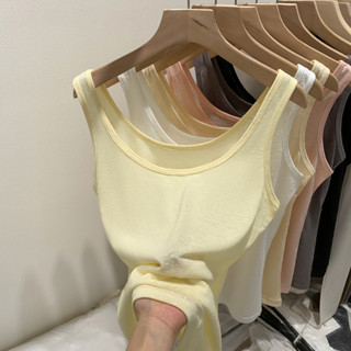 88994 ลําลองสีทึบแขนกุดหลวมรูปตัว ฉัน เสื้อกั๊กผู้หญิง