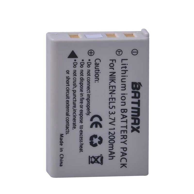 ❃ 1ชิ้นen-El5 El5 Enel5กล้องแบตเตอรี่สำหรับกล้องnikon Mh-61 P3 P4 P100 P500 P510 P5000 P5100 P6 ❃