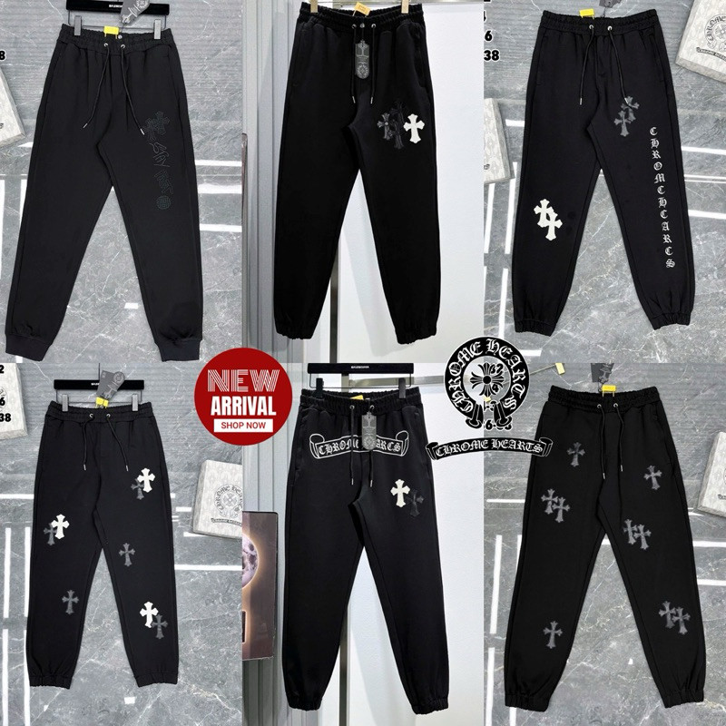 CHROME HEART  Jogger Pants กางเกงขายาว ขาจั๊ม งาน Hiend 1:1 งานสวย ตรงปก ส่งไว