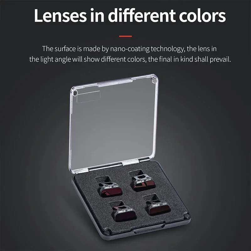 ▥ STARTRC สําหรับ DJI K/Mini 2/Mini SE Drone เลนส์กรอง Nd8 Nd16 Nd32 Nd64 ตัวกรองชุด Mavic Mini