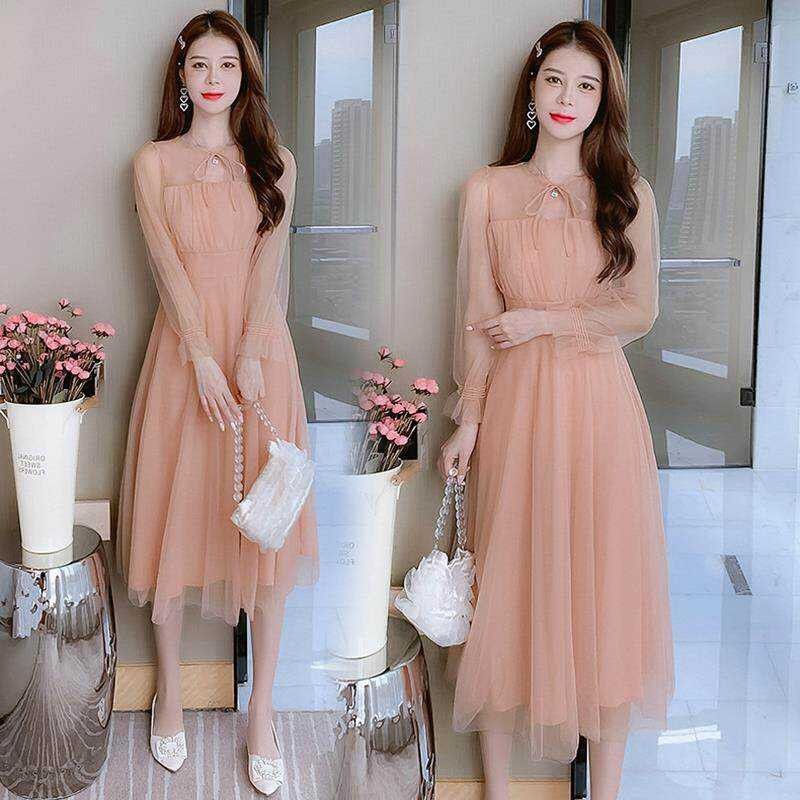 ▣ Molisa Fashion ชุดเดรสผู้หญิง ชุดเดรส ชุดเดรสเกาหลี ชุด