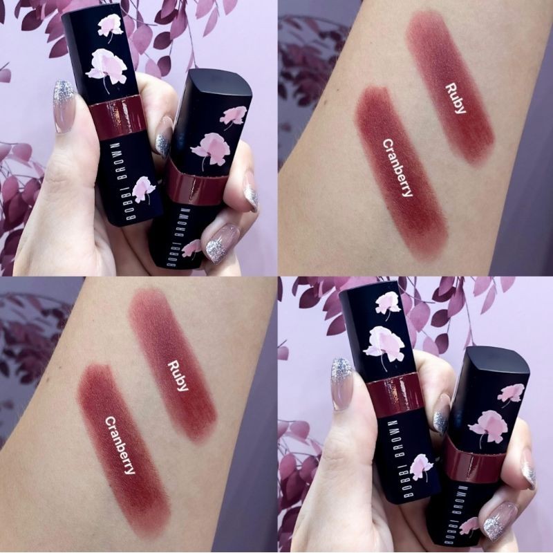 ใหม่ BOBBI BROWN  ลิปคลัชคัลเลอร์ แพ็คเกจลิมิเต็ดลายดอกซากุนะใหม่ล่าสุด จาก BOBBI BROWN ลิปสติก 2 ส