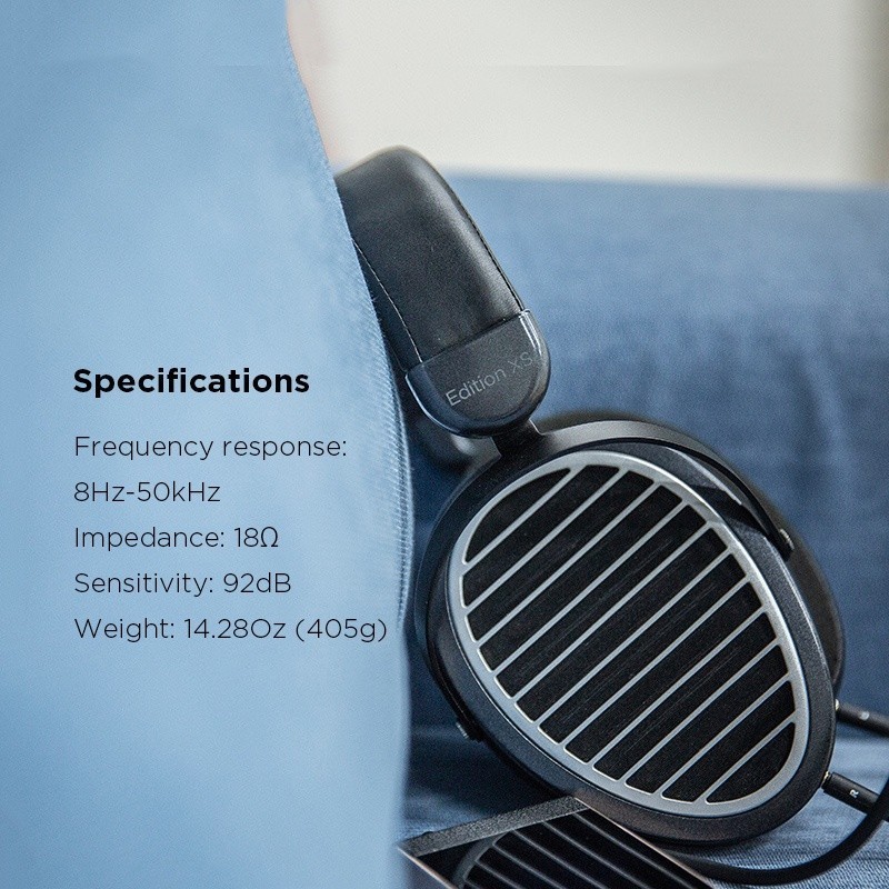 Hifiman Edition XS หูฟังไฮไฟ แบบแม่เหล็ก เปิดหลัง เต็มขนาด สีดํา