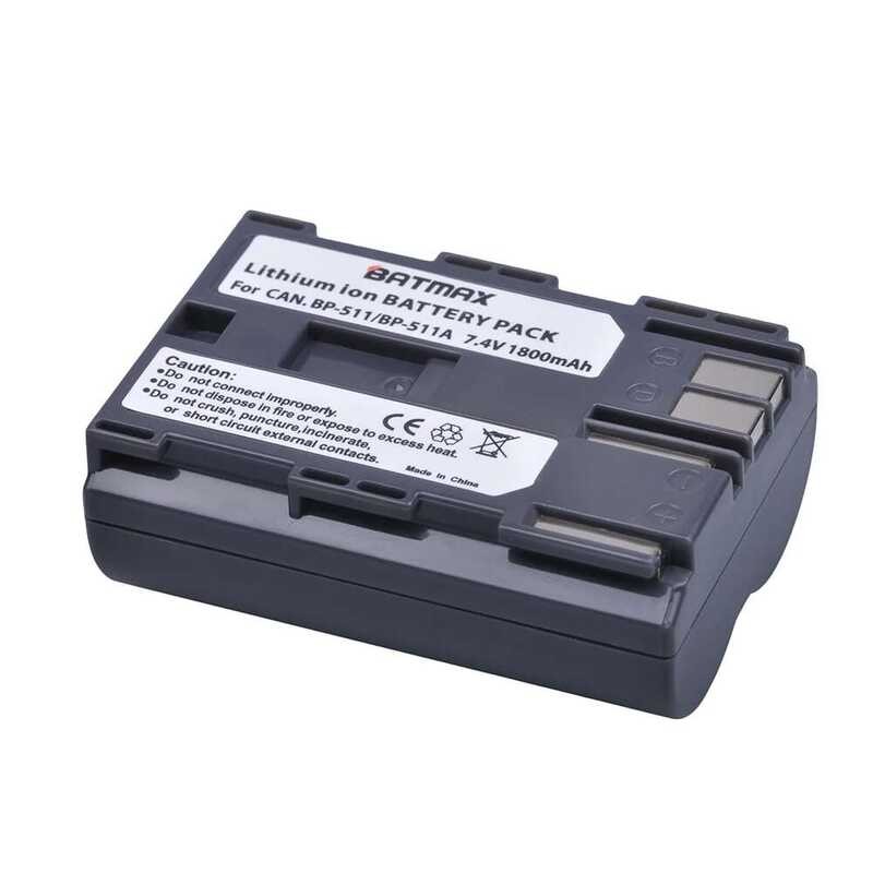❃ Bp-511แบตเตอรี่ Bp-511A Bp511 Bp511a + LCD USB Charger สำหรับ Canon G6 G5 G3 G2 G1 EOS 300D 5 ❃