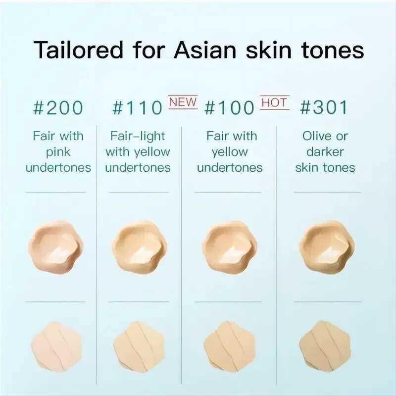 ▥ TIMAGE Original Matte Foundation คอนซีลเลอร์สําหรับผู้หญิงควบคุมความมันแต่งหน้าคุณภาพสูงกันน้