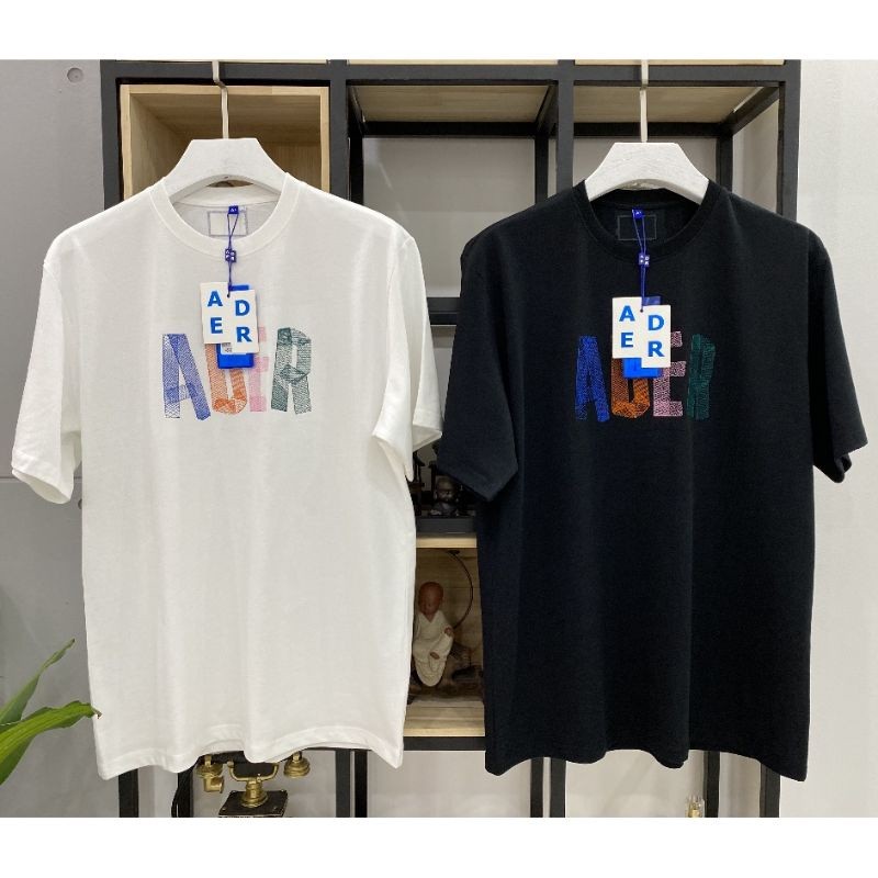 ♞,♘เสื้อยืด ADER ERROR (ขาว/ดำ) HGJ