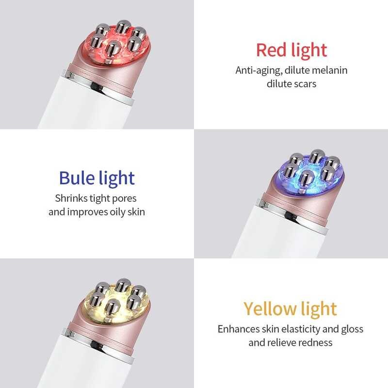 ▣ Foreverlily ที่นวดใบหน้าrf & EMS ความถี่ของปากกาความงามด