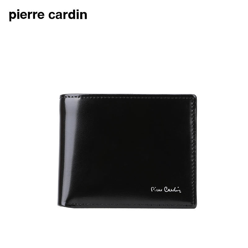 Ready Stock Wallet Card Holder [หนังแท้] Pierre Cardin Mens Wallet Short Genuine Leather Cowhide Dri