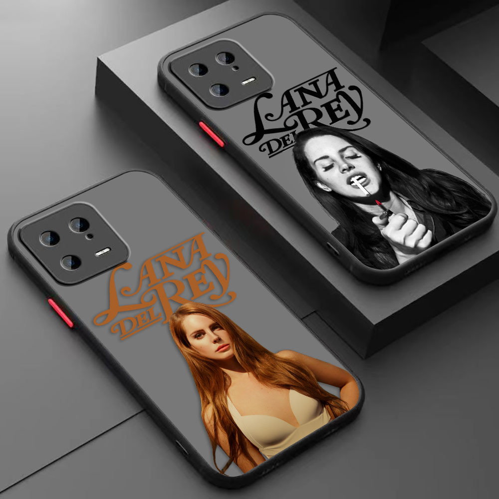 นักร้องL-Lana D-Del R-Reyโปสเตอร์ร้อนกันกระแทกMatteเคสโทรศัพท์สําหรับXiaomi 10 11 12 14TPRO LIFE POC