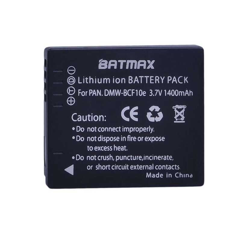 ❃ 1 PC 1400Mah DMW Bcf10e Dmwbcf10e แบตเตอรี่ + LCD USB Charger สําหรับ  Lumix Dmw-Bcf ❃