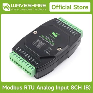 Waveshare Industrial Modbus RTU Analog Input 8CH, Modbus RTU…
