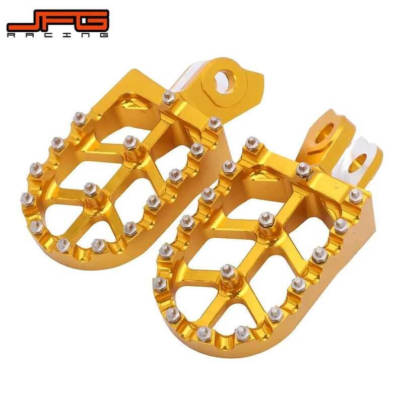 ▥ รถจักรยานยนต์เท้าหมุดเท้า Rests เหยียบสำหรับ Suzuki Rmz250 Rmz450 Rmx450z Rm-Z RMZ 250 450 RM