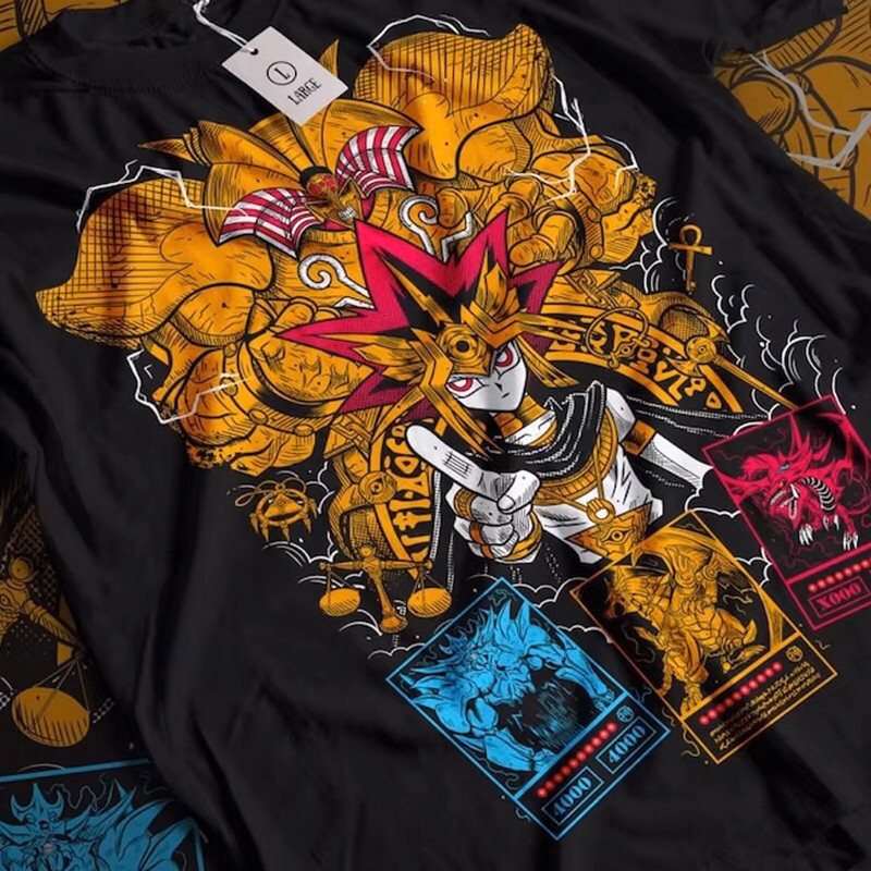 ♞,♘เสื้อยืด เนื้อผ้าคอตตอน พิมลาย ยูกิ อาเทม ไซส์ XL vgh