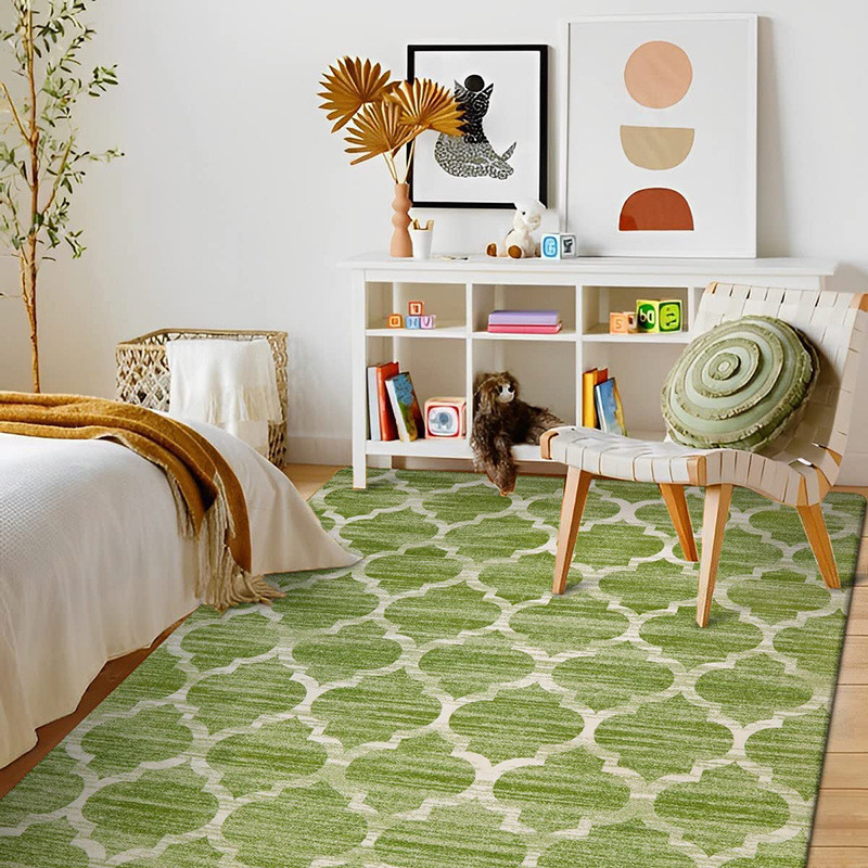 Bedroom and living room anti slip carpet, bedside carpet, floor mat, long folding carpet