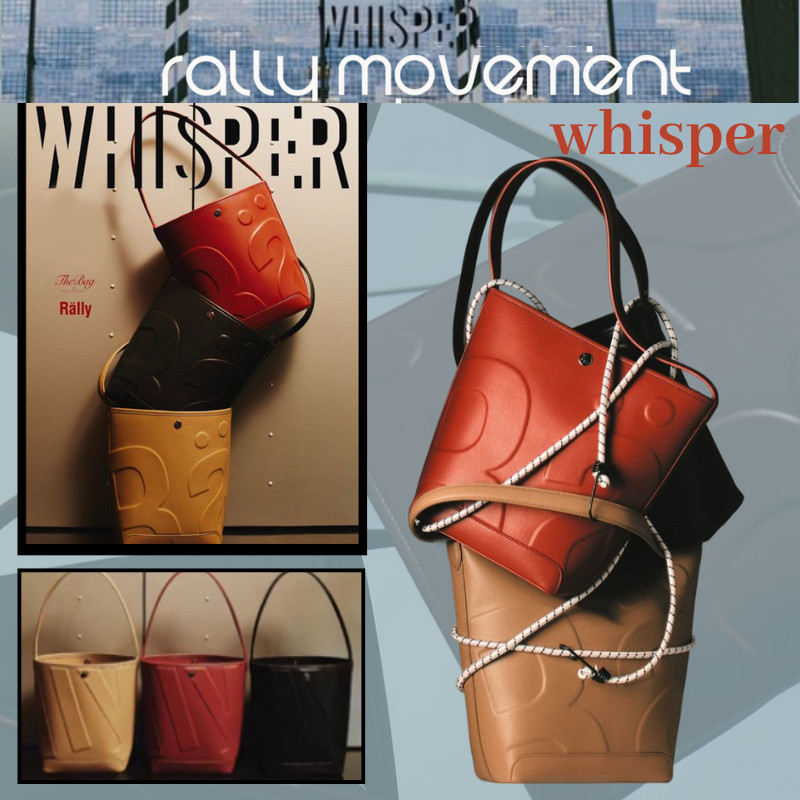 New in packRally The Bag Whisper Rally Movement รุ่นใหม่ล่าสุด RM กระเป๋าหนัง Tote Bag ของแท้100%