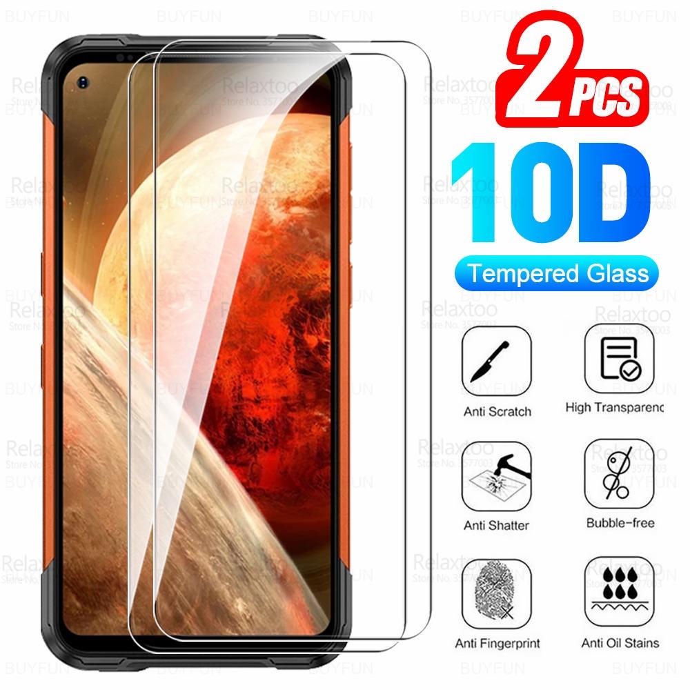 ในสต็อก 2 ชิ้นสําหรับ DOOGEE S97 Pro แก้วกระจกนิรภัยสําหรับ DOOGEE S97Pro S 97 Pro 6.39 "HD 9H ป้องก