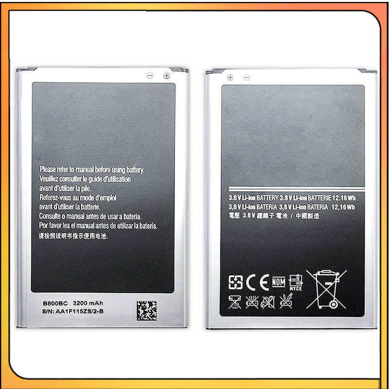 แบตเตอรี่ B800BE B800BC สำหรับ Samsung Galaxy Note 3 III Note3 N9000 N9005 N900 N900A N900M
