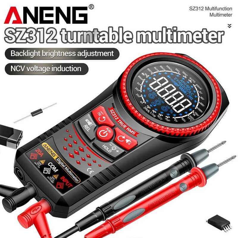 ▥ ANENG Sz312 6000 Countsac/Dc NCV LED Test Backlight ปรับมัลติมิเตอร์สําหรับเครื่องใช้ในครัวเร