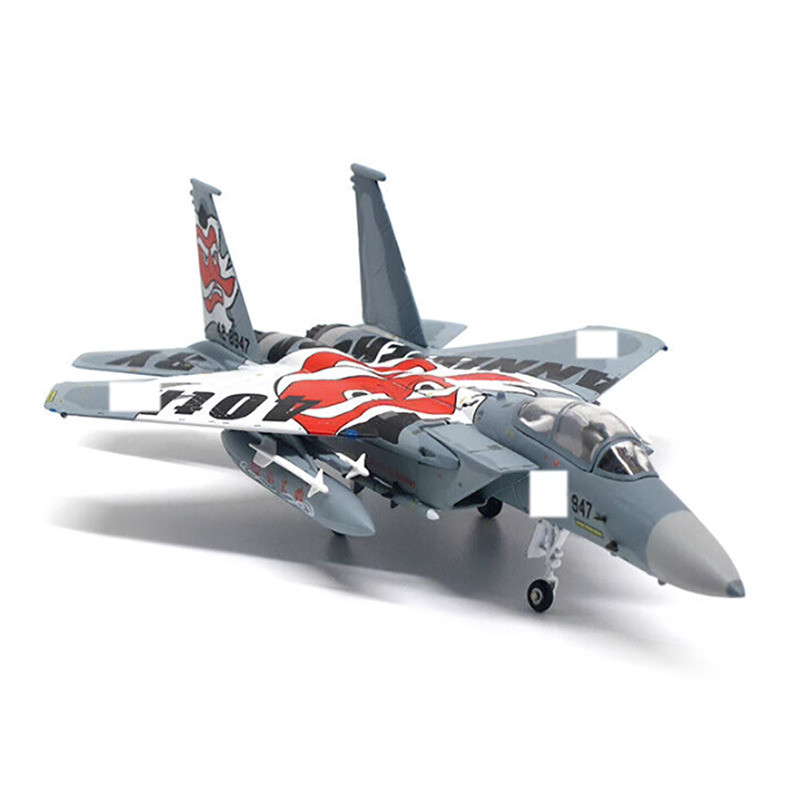 JC WINGS เครื่องบิน Proportional 1/144 F-15 Alloy สําเร็จรูป Fighter รุ่น F15 Airplane Unit Mini Pla