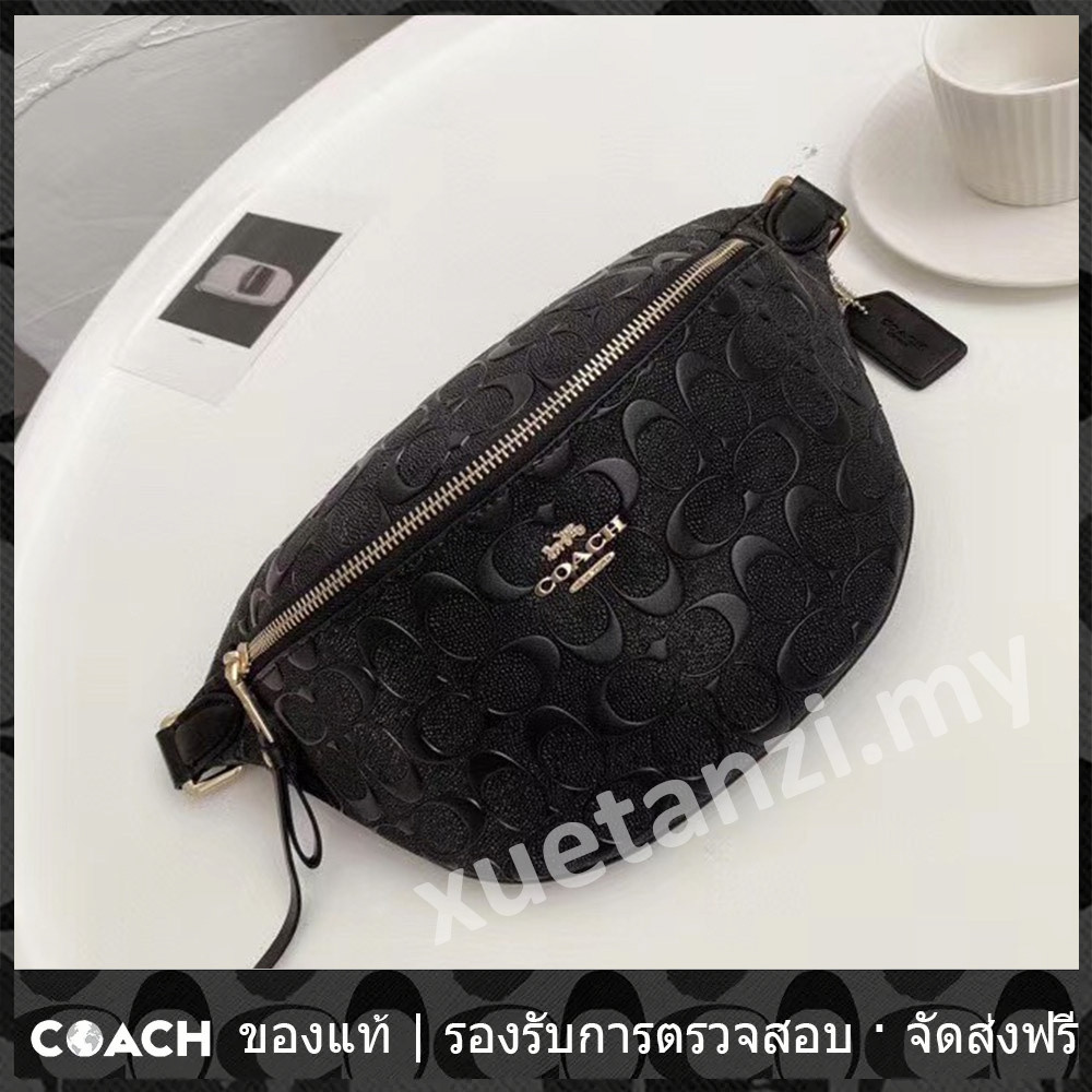 OUTLET Coach แท้ กระเป๋าถือผู้หญิง F48741 กระเป๋าคาดหน้าอกคาดเอว