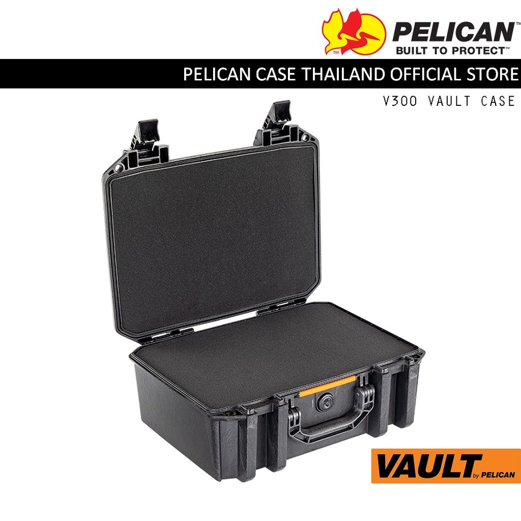 Pelican V300 Vault Case with Foam - กระเป๋ากันน้ำกันกระเเทก