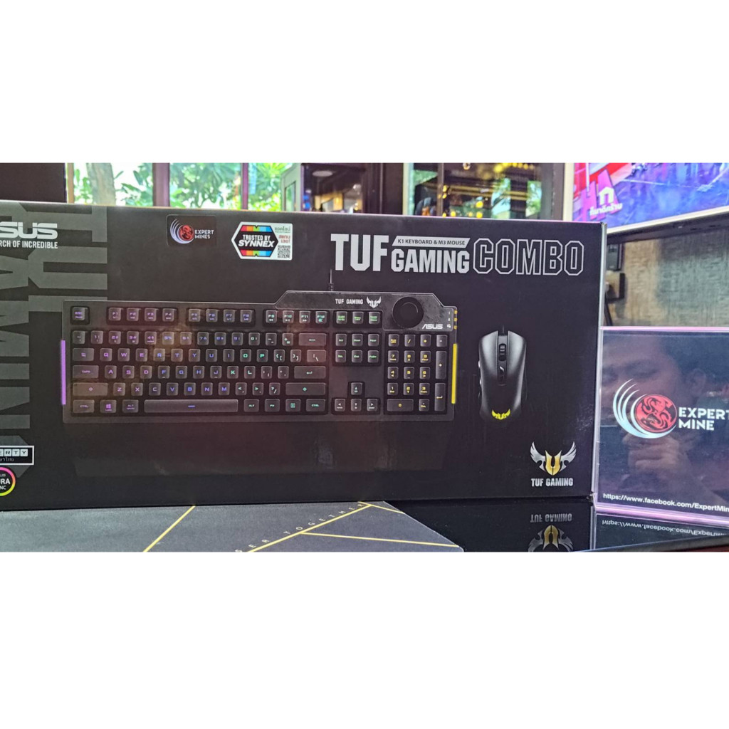 TUF GAMING K1 KEYBOARD & M3 MOUSE (ENG-THAI) AURA SYNC
