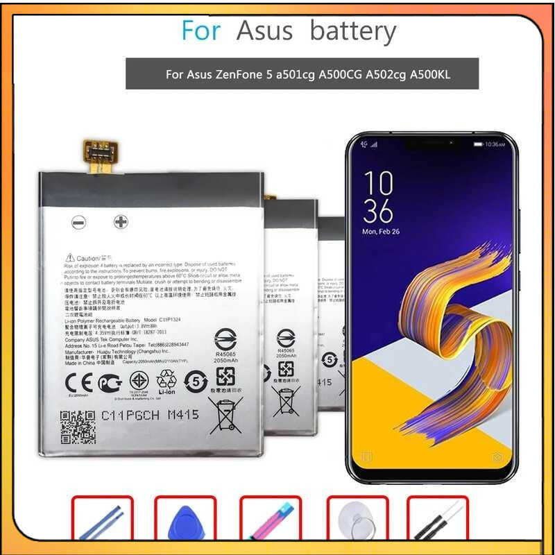 แบตเตอรี่ C11P1324 สำหรับ Asus ZenFone 5 A500G A500 A500CG A501CG A500KL ZenFone5
