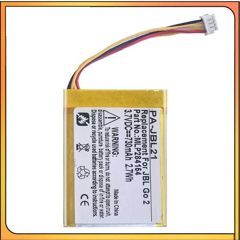 MLP284154 730mAh แบตเตอรี่ลำโพง, mp3; สำหรับ 2, Go 2H; MLP284154； 1ICP3/41/54