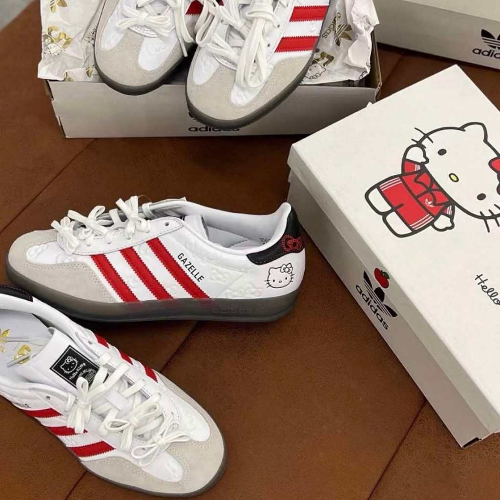 (พร้อมส่ง) Adidas Gazelle Indoor X Hello Kitty (W) (แท้100%)