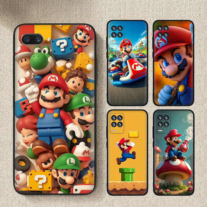 เคสโทรศัพท์ TPU ซิลิคอนแบบนุ่ม Huawei Y6P Y7A Y8P Y9A Y5P Nova Y61 10SE V205 Super Mario