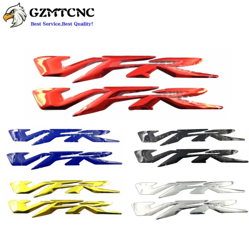 การใช้ถังแก๊สสัญลักษณ์ 3D Decals Badge สติกเกอร์ป้าย "VFR" โลโก้สําหรับ Honda VFR 400 800 1200 VFR40