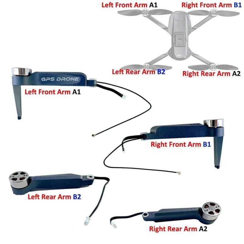 ▥ JHD Pro Max Quadcopter เครื่องยนต์แขนมอเตอร์ไร้แปรงอะไหล่ L200 ใบพัดใบพัด LYZRC L200pro MAX R