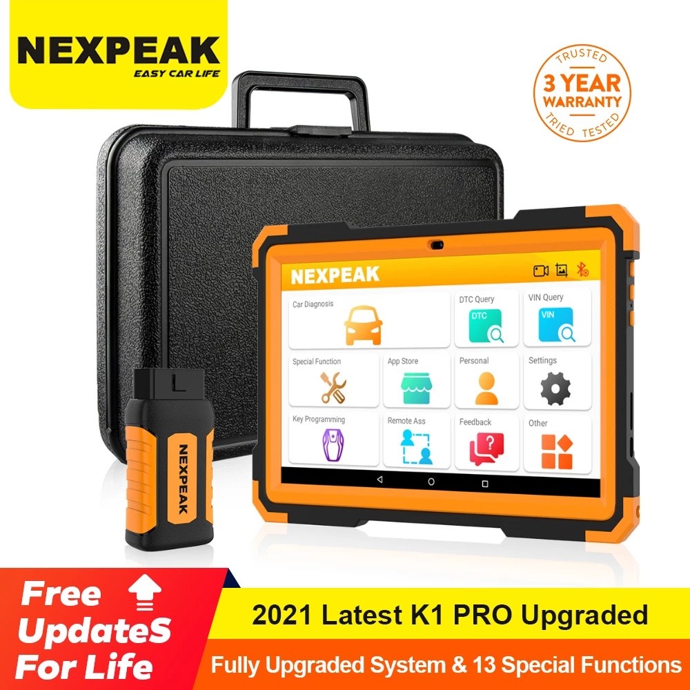 ในสต็อก สินค้าจุด! proton&perodua&ยี่ห้ออื่น ๆ ที่คุ้มค่ามาก NEXPEAK K1 pro Plus OBD2 Car Diagnostic