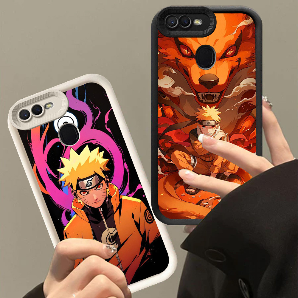 XI41 Naruto Anime Casing สําหรับ OPPO A12s A3S A12 A11K F9 F7 A12E A5S A1K A5 A7 Pro สีดําสีขาว
