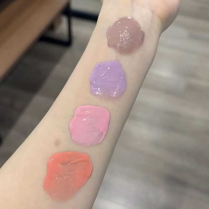 ▥ Haggard Liquid Powder Blusher Water Light Moisturizing Paste Naturally Brightening Repair รัก