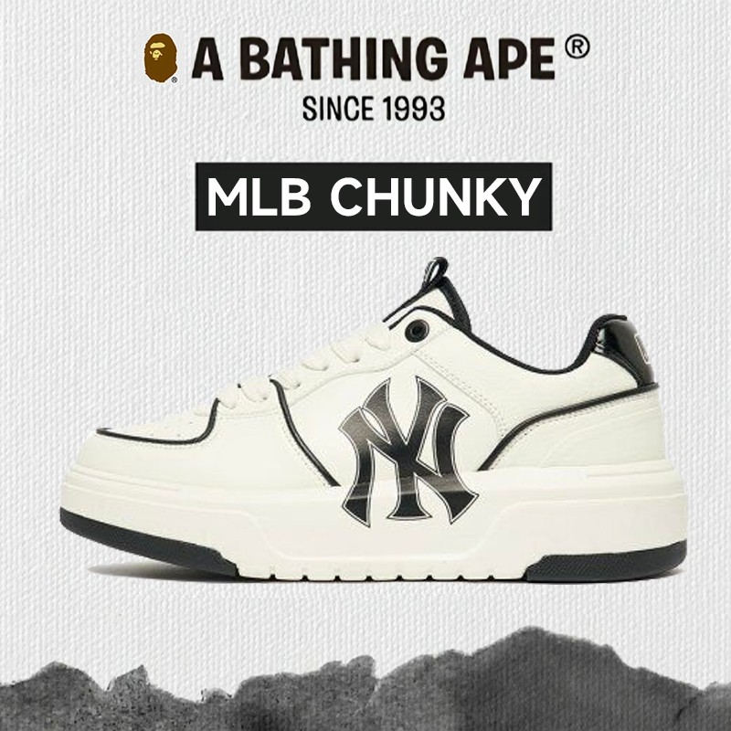 ของแท้100% MLB รองเท้าผ้าใบ Unisex รุ่น 3ASXCA12N-50WHS