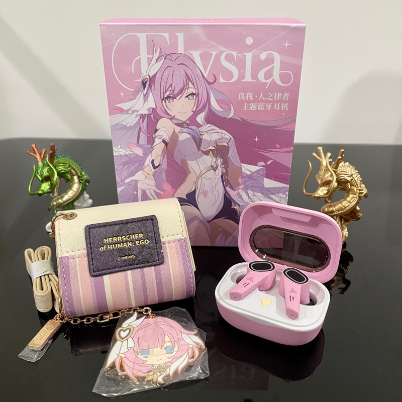 หูฟัง เอลี่ เอลิเซีย Elysia Blutooth Headphone in ear HOH Honkai impact 3 Mihoyo ฮงไค อิมแพ็ค