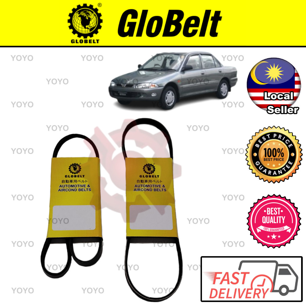 ชุดเข็มขัดพัดลม Proton Wira 1.6 GloBelt (4PK780) (5PK1145)