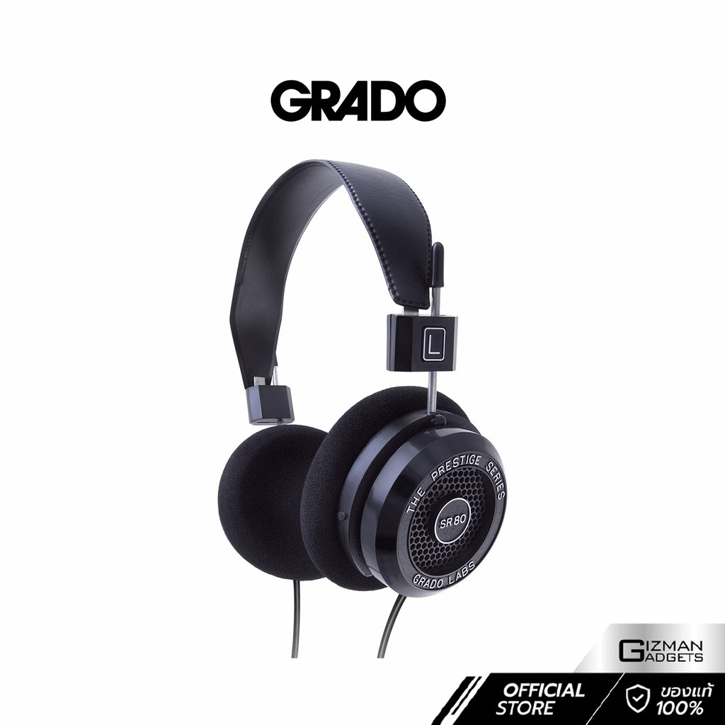 Grado รุ่น SR80x หูฟัง ฟังเพลงที่หลากหลายแนว ให้เวทีเสียงที่เปิดกว้าง เสียงกลางเด่น และเบสที่มีสปีด