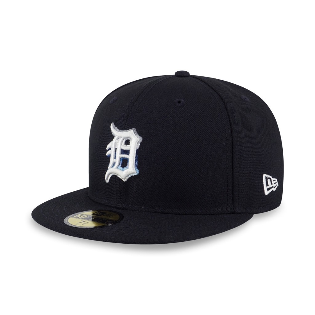 ♞New Era หมวกรุ่น 59FIFTY Pack - Raceway Detroit Tigers Cooperstown Gray Undervisor Black 59FIFTY C