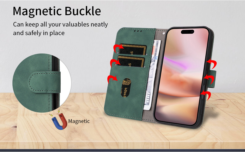 เคสสําหรับ vivo IQOO 13 12Pro ⭐Skin Feel Matte Magnetic Flip Leather Phone Cover⭐ เคสกันกระแทกช่องเสียบการ์ด IQOO13 IQOO12 IQOO12 IQOO12Pro vivoIQOO13 vivoIQOO12 - รูปที่ 3