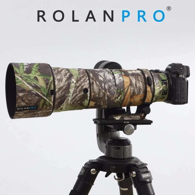ROLANPRO เลนส์สําหรับ Nikon Z 180-600 มม.F/5.6-6.3 VR กันน้ําป้องกันกรณีCamouflage Rain Cover Z180-6