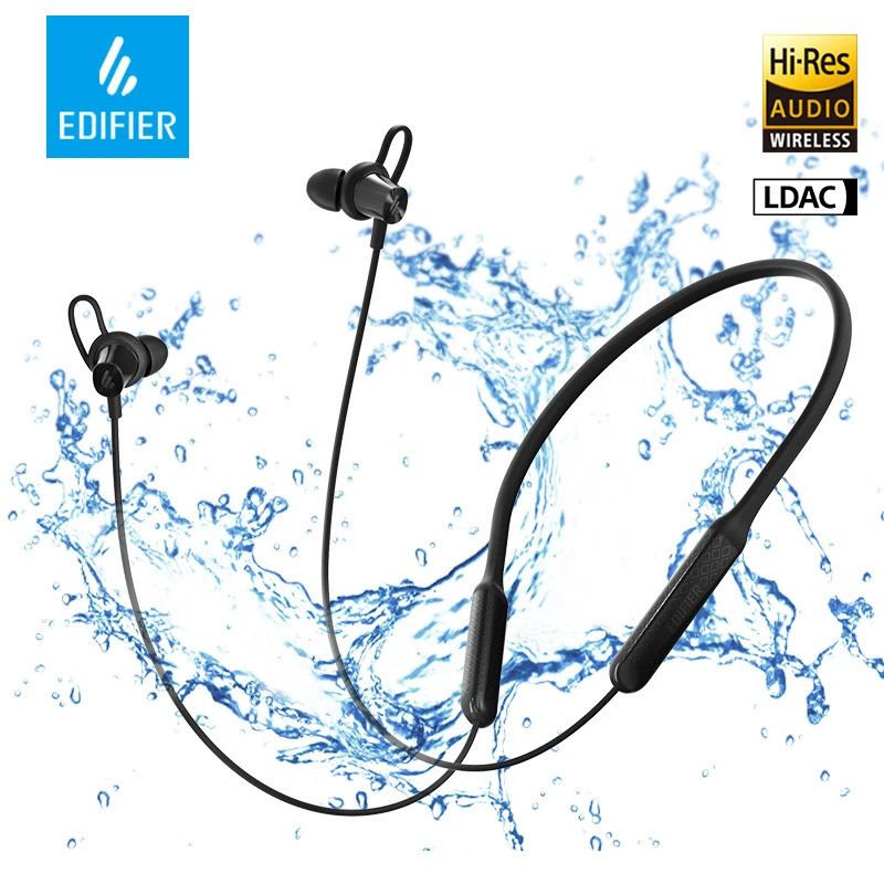 Edifier W210BT หูฟังบลูทูธแบบคล้องคอแบบสปอร์ต Hi-Res Magnetic Type Earbud หูฟังไร้สายพร้อม LDAC Cod
